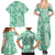 Omaomao Aloha Hawaii Family Matching Summer Maxi Dress and Hawaiian Shirt Plumeria Lei With Palaka Motif - Polynesian Pride