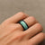 Omaomao Aloha Hawaii Spinner Ring Plumeria Lei With Palaka Motif - Polynesian Pride