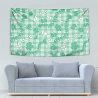 Omaomao Aloha Hawaii Tapestry Plumeria Lei With Palaka Motif LT14 - Polynesian Pride