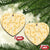 Melemele Aloha Hawaii Ceramic Ornament Plumeria Lei With Palaka Motif - Polynesian Pride