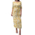 Melemele Aloha Hawaii Family Matching Puletasi and Hawaiian Shirt Plumeria Lei With Palaka Motif - Polynesian Pride