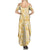 Melemele Aloha Hawaii Family Matching Summer Maxi Dress and Hawaiian Shirt Plumeria Lei With Palaka Motif - Polynesian Pride