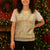 Melemele Aloha Hawaii Christmas Knitted V-Neck Vest Plumeria Lei With Palaka Motif - Polynesian Pride