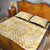Melemele Aloha Hawaii Quilt Bed Set Plumeria Lei With Palaka Motif - Polynesian Pride