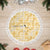 Melemele Aloha Hawaii Tree Skirt Plumeria Lei With Palaka Motif - Polynesian Pride