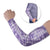 Poni Aloha Hawaii Arm Sleeves Plumeria Lei With Palaka Motif - Polynesian Pride