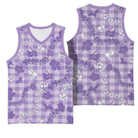 Poni Aloha Hawaii Basketball Jersey Plumeria Lei With Palaka Motif LT14 - Polynesian Pride