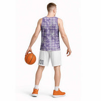 Poni Aloha Hawaii Basketball Jersey Plumeria Lei With Palaka Motif LT14 - Polynesian Pride