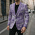 Poni Aloha Hawaii Blazer Plumeria Lei With Palaka Motif - Polynesian Pride