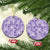 Poni Aloha Hawaii Ceramic Ornament Plumeria Lei With Palaka Motif - Polynesian Pride