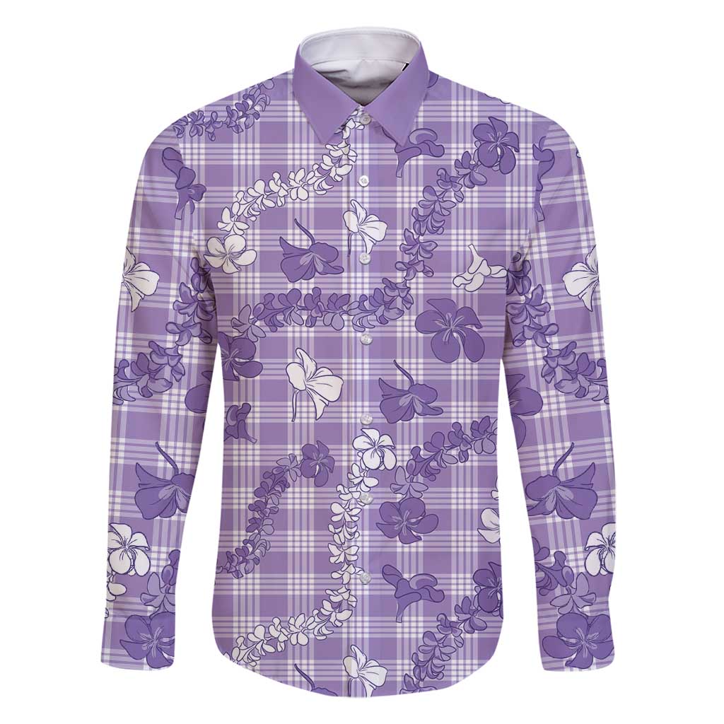 Poni Aloha Hawaii Family Matching Mermaid Dress and Hawaiian Shirt Plumeria Lei With Palaka Motif - Polynesian Pride