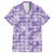 Poni Aloha Hawaii Family Matching Puletasi and Hawaiian Shirt Plumeria Lei With Palaka Motif - Polynesian Pride