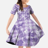 Poni Aloha Hawaii Family Matching Summer Maxi Dress and Hawaiian Shirt Plumeria Lei With Palaka Motif - Polynesian Pride