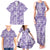 Poni Aloha Hawaii Family Matching Tank Maxi Dress and Hawaiian Shirt Plumeria Lei With Palaka Motif - Polynesian Pride