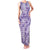 Poni Aloha Hawaii Family Matching Tank Maxi Dress and Hawaiian Shirt Plumeria Lei With Palaka Motif - Polynesian Pride