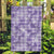 Poni Aloha Hawaii Garden Flag Plumeria Lei With Palaka Motif - Polynesian Pride