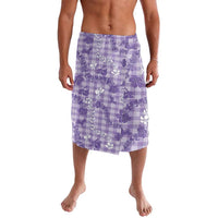 Poni Aloha Hawaii Lavalava Plumeria Lei With Palaka Motif - Polynesian Pride