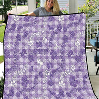 Poni Aloha Hawaii Quilt Plumeria Lei With Palaka Motif - Polynesian Pride