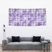 Poni Aloha Hawaii Tapestry Plumeria Lei With Palaka Motif - Polynesian Pride