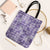 Poni Aloha Hawaii Tote Bag Plumeria Lei With Palaka Motif - Polynesian Pride