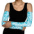 Polu Aloha Hawaii Arm Sleeves Plumeria Lei With Palaka Motif - Polynesian Pride