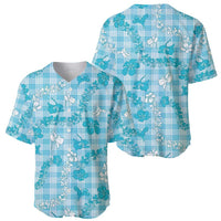 Polu Aloha Hawaii Baseball Jersey Plumeria Lei With Palaka Motif LT14 - Polynesian Pride