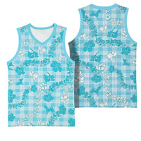 Polu Aloha Hawaii Basketball Jersey Plumeria Lei With Palaka Motif LT14 - Polynesian Pride