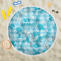 Polu Aloha Hawaii Beach Blanket Plumeria Lei With Palaka Motif - Polynesian Pride