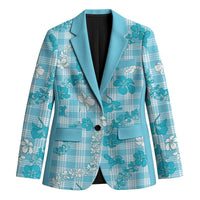Polu Aloha Hawaii Blazer Plumeria Lei With Palaka Motif - Polynesian Pride