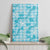 Polu Aloha Hawaii Canvas Wall Art Plumeria Lei With Palaka Motif - Polynesian Pride
