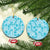 Polu Aloha Hawaii Ceramic Ornament Plumeria Lei With Palaka Motif - Polynesian Pride