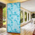 Polu Aloha Hawaii Door Cover Plumeria Lei With Palaka Motif - Polynesian Pride
