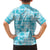 Polu Aloha Hawaii Family Matching Long Sleeve Bodycon Dress and Hawaiian Shirt Plumeria Lei With Palaka Motif - Polynesian Pride
