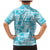 Polu Aloha Hawaii Family Matching Mermaid Dress and Hawaiian Shirt Plumeria Lei With Palaka Motif - Polynesian Pride