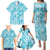Polu Aloha Hawaii Family Matching Puletasi and Hawaiian Shirt Plumeria Lei With Palaka Motif - Polynesian Pride
