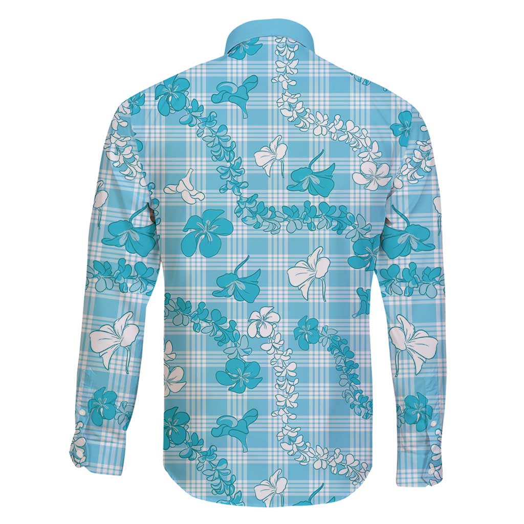 Polu Aloha Hawaii Family Matching Puletasi and Hawaiian Shirt Plumeria Lei With Palaka Motif - Polynesian Pride