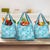 Polu Aloha Hawaii Grocery Bag Plumeria Lei With Palaka Motif - Polynesian Pride