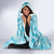 Polu Aloha Hawaii Hooded Blanket Plumeria Lei With Palaka Motif - Polynesian Pride