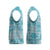 Polu Aloha Hawaii Christmas Knitted V-Neck Vest Plumeria Lei With Palaka Motif - Polynesian Pride