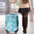 Polu Aloha Hawaii Luggage Cover Plumeria Lei With Palaka Motif - Polynesian Pride