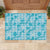 Polu Aloha Hawaii Rubber Doormat Plumeria Lei With Palaka Motif - Polynesian Pride