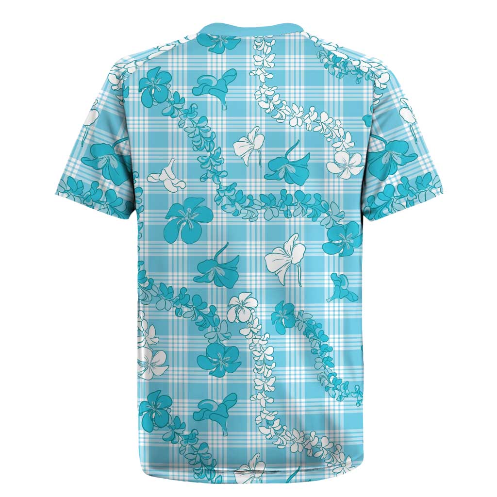 Polu Aloha Hawaii Rugby Jersey Plumeria Lei With Palaka Motif LT14 - Polynesian Pride