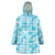 Polu Aloha Hawaii Wearable Blanket Hoodie Plumeria Lei With Palaka Motif - Polynesian Pride
