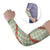 Omaomao Aloha Hawaii Arm Sleeves Rosebud Lei With Palaka Motif - Polynesian Pride