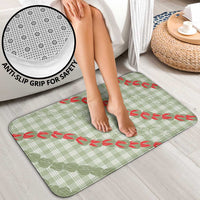 Omaomao Aloha Hawaii Bathroom Set Rosebud Lei With Palaka Motif - Polynesian Pride