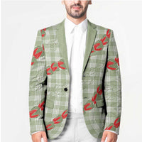 Omaomao Aloha Hawaii Blazer Rosebud Lei With Palaka Motif - Polynesian Pride