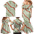 Omaomao Aloha Hawaii Family Matching Mermaid Dress and Hawaiian Shirt Rosebud Lei With Palaka Motif - Polynesian Pride
