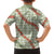 Omaomao Aloha Hawaii Family Matching Off The Shoulder Long Sleeve Dress and Hawaiian Shirt Rosebud Lei With Palaka Motif - Polynesian Pride
