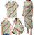 Omaomao Aloha Hawaii Family Matching Puletasi and Hawaiian Shirt Rosebud Lei With Palaka Motif - Polynesian Pride