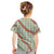 Omaomao Aloha Hawaii Kid T Shirt Rosebud Lei With Palaka Motif - Polynesian Pride